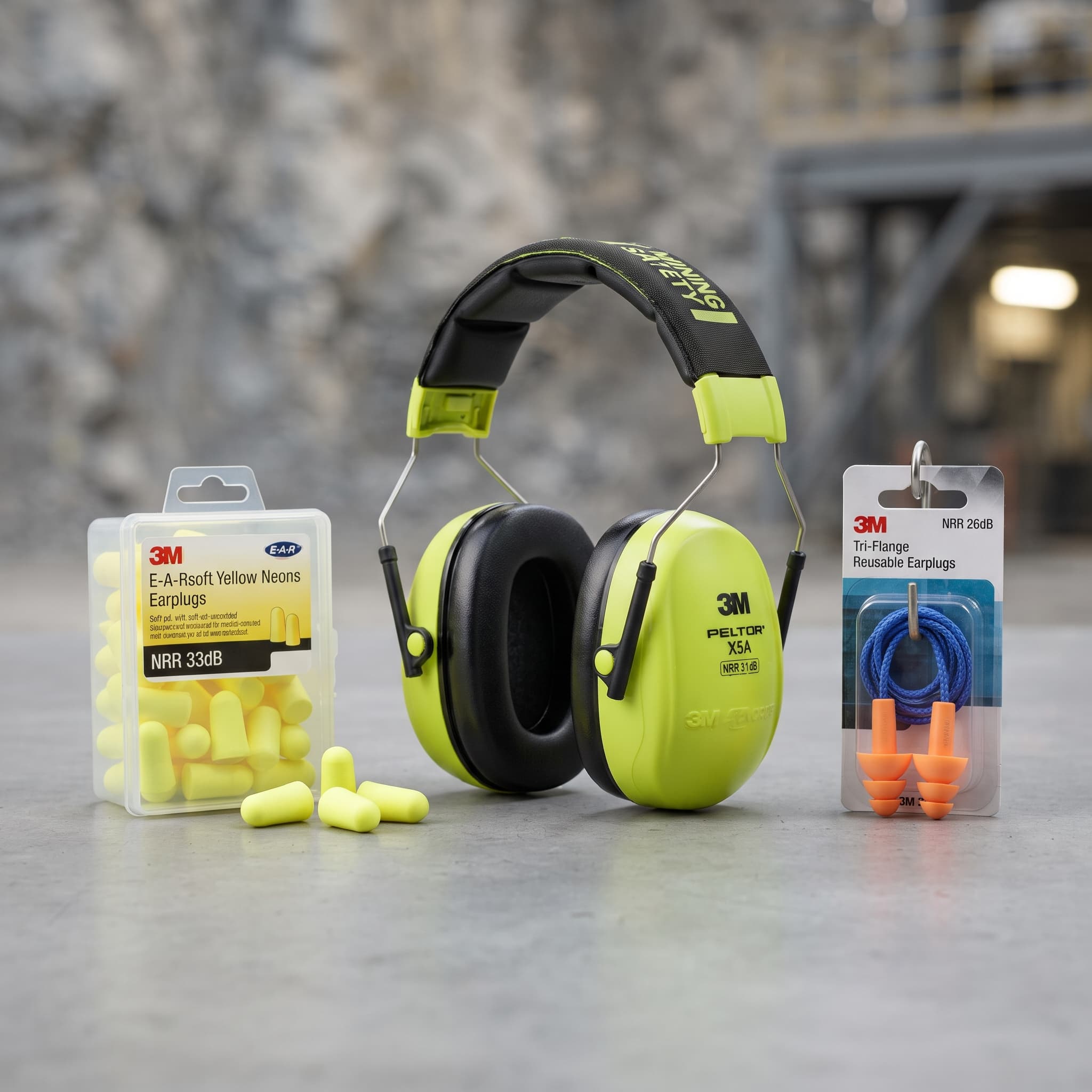 Kit Protección Auditiva: Fonos + Tapones Reutilizables